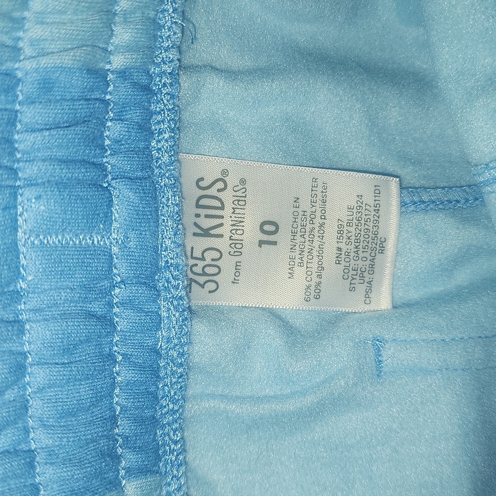 Kids Blue Checkered Shorts Size 10 - Picture 4 of 4